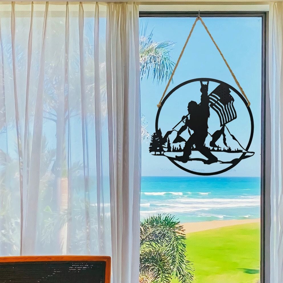 Welcome Sasquatch Metal Sign