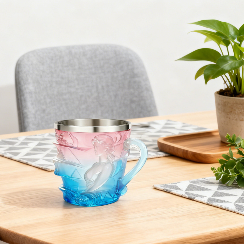 📚✨ The Painted Glass Book Muse Mug