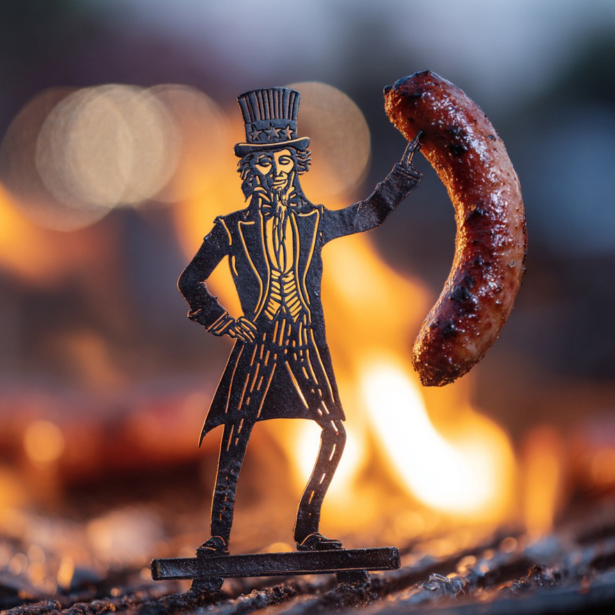 2 PCS Funny Hot Dog Holders For Grill