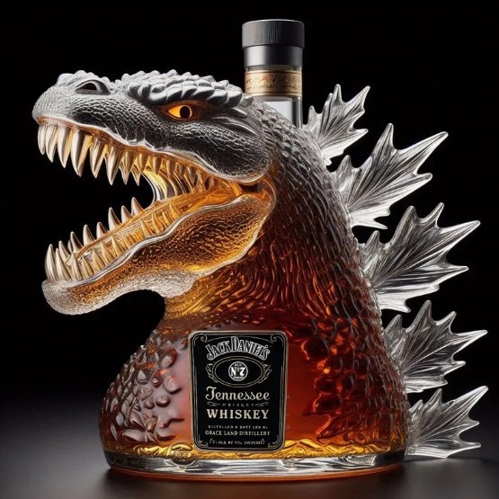 Godzilla Whiskey Bottle Collector's Edition