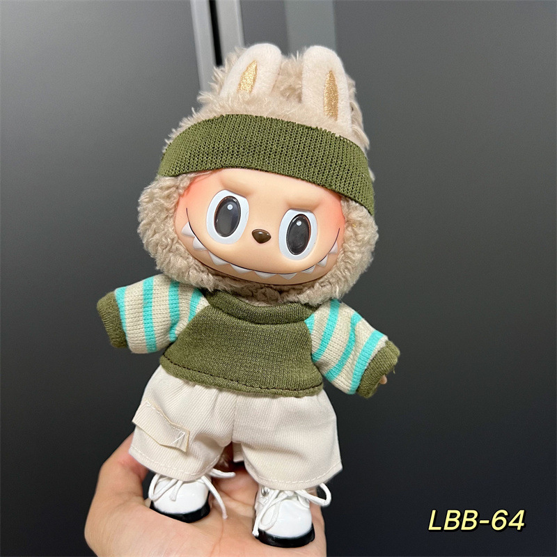 Labubu's Cozy Wardrobe-17cm Labubu Fashion Doll Clothes