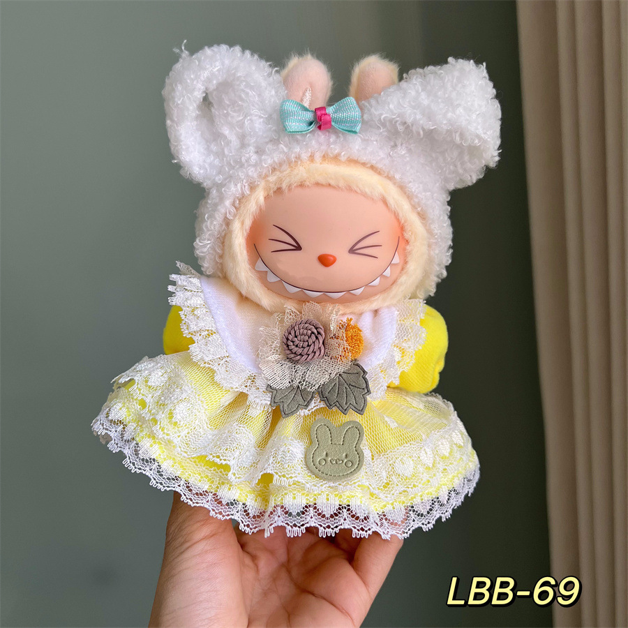Labubu's Cozy Wardrobe-17cm Labubu Fashion Doll Clothes