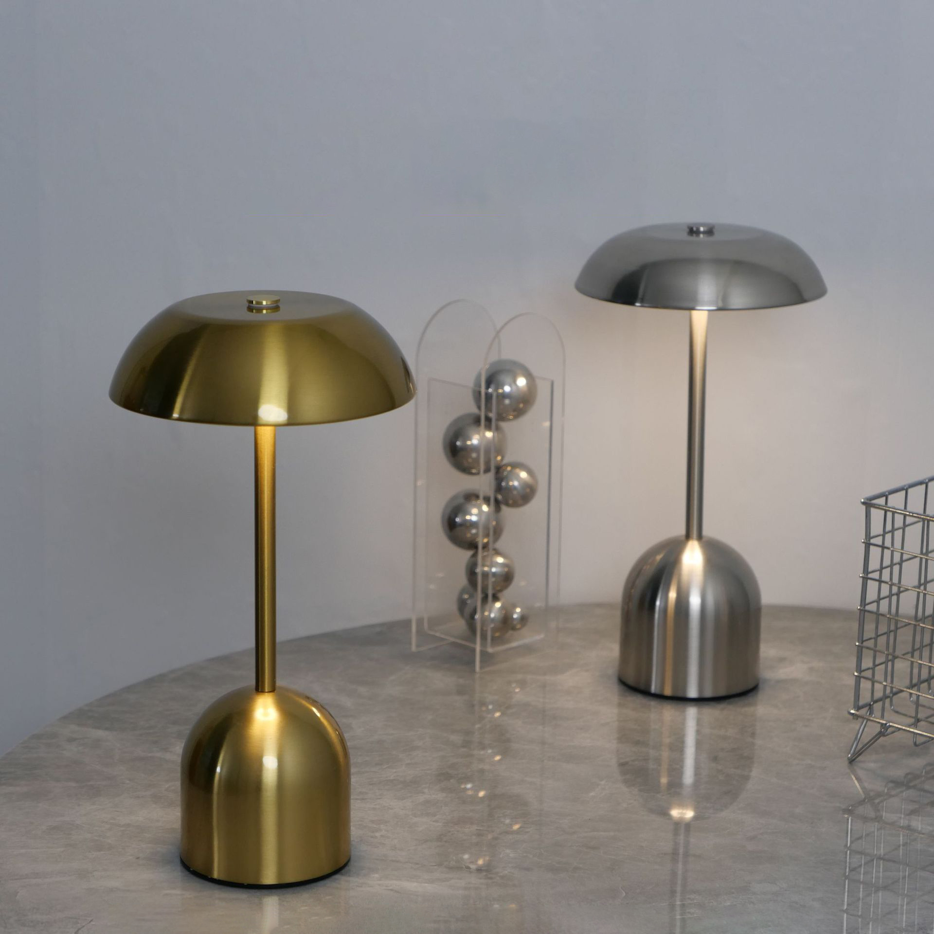 Cordless Table Lamp - Dimmable & Rechargeable Waterproof Desk Light