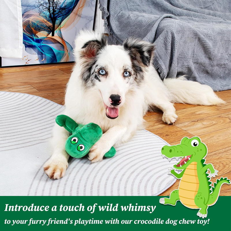 4th of July Patriotic Plush Chew Squeak Toy for Dogs