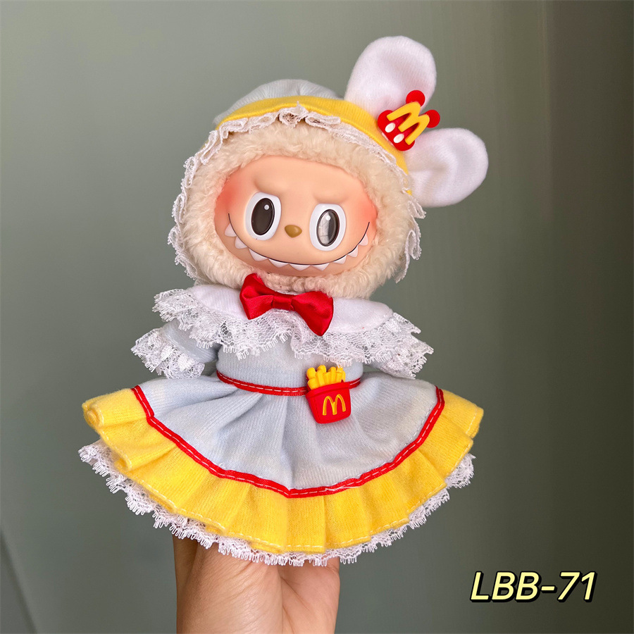 Labubu's Cozy Wardrobe-17cm Labubu Fashion Doll Clothes