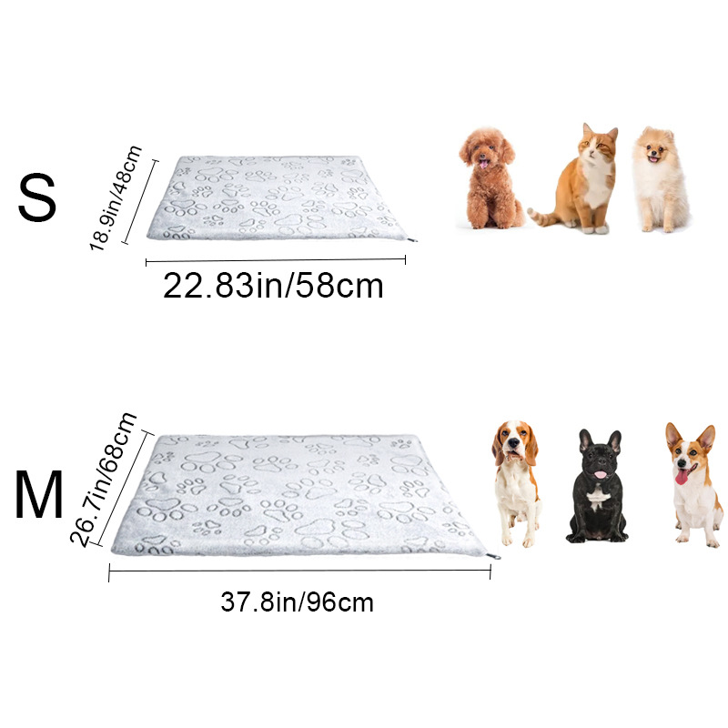 Self Warming Pet Bed Self Heating Pet Mat for Indoor Outdoor