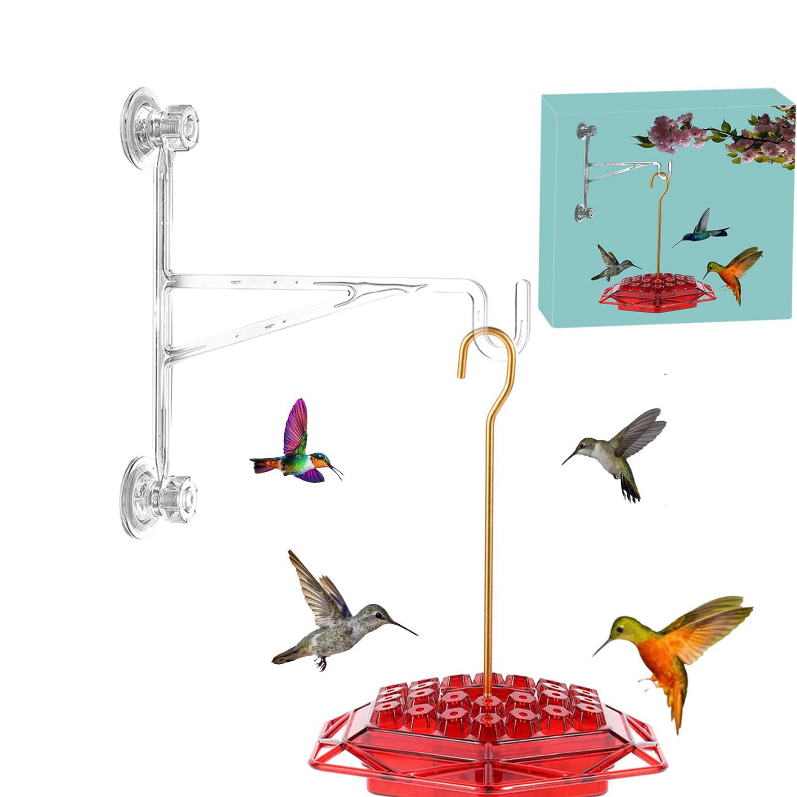 🐦✨ Hummingbird Haven Feeder – Ant-Proof, Leak-Free & Effortless Joy for Bird Lovers! 🌺🛡️