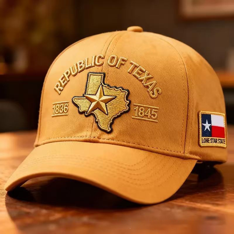 Republic of Texas Embroidered Hat – 1836–1845 Lone Star State Heritage Cap