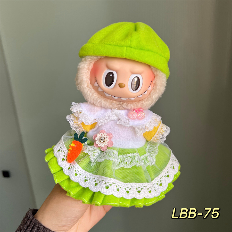 Labubu's Cozy Wardrobe-17cm Labubu Fashion Doll Clothes