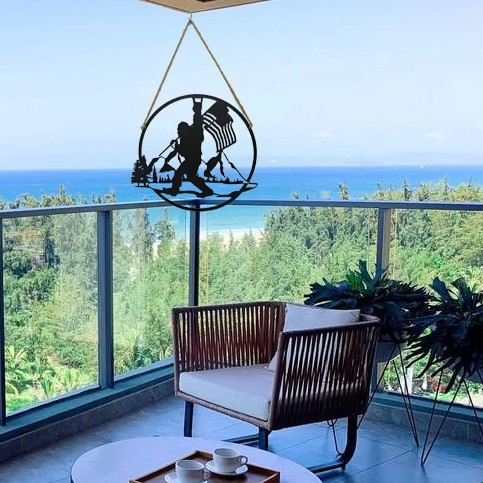 Welcome Sasquatch Metal Sign