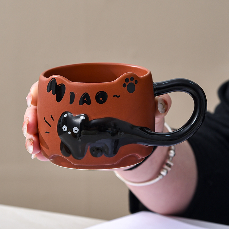 Naughty cat coffee Mugs