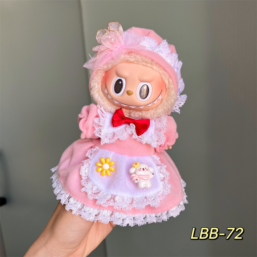 Labubu's Cozy Wardrobe-17cm Labubu Fashion Doll Clothes