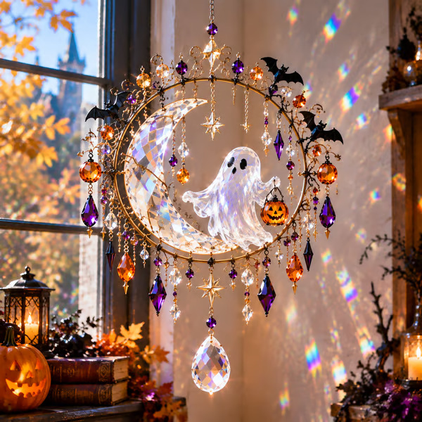 Halloween Crystal Suncatcher