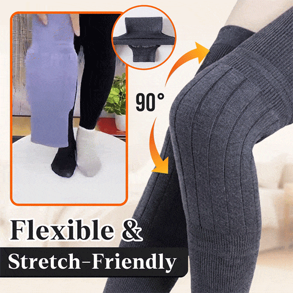 Non-Slip Cashmere Wool Brace Leg Warmer