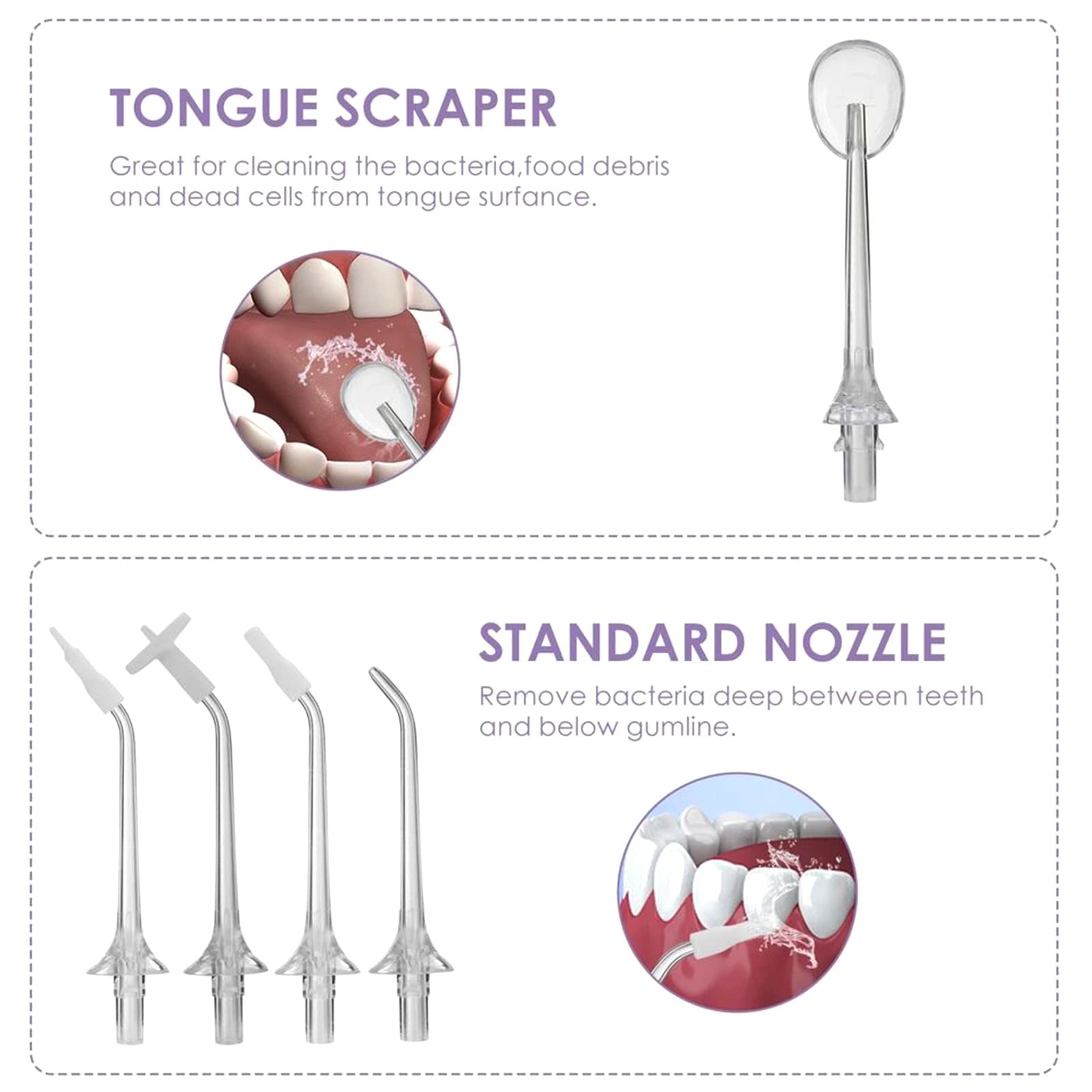 Portable Rechargeable Cordless Oral Irrigator 300ML