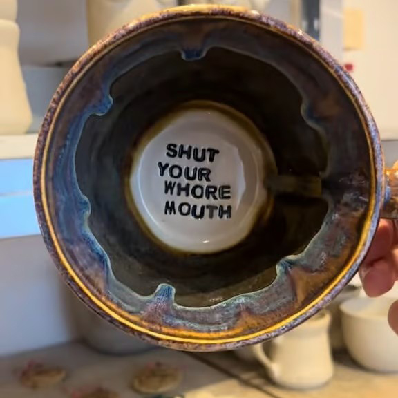 Jumbo Lightning Sweary Mug