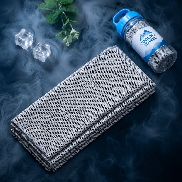 ❄️Cold Sweat Towel You Can Use Anywhere, Anytime! Reusable Soft Absorbent Cooling Portable