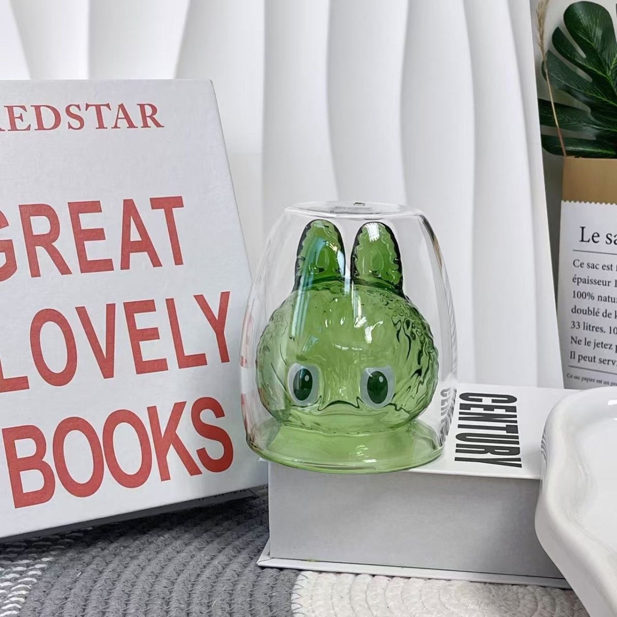 🐰Cute Glass Bunny Cup