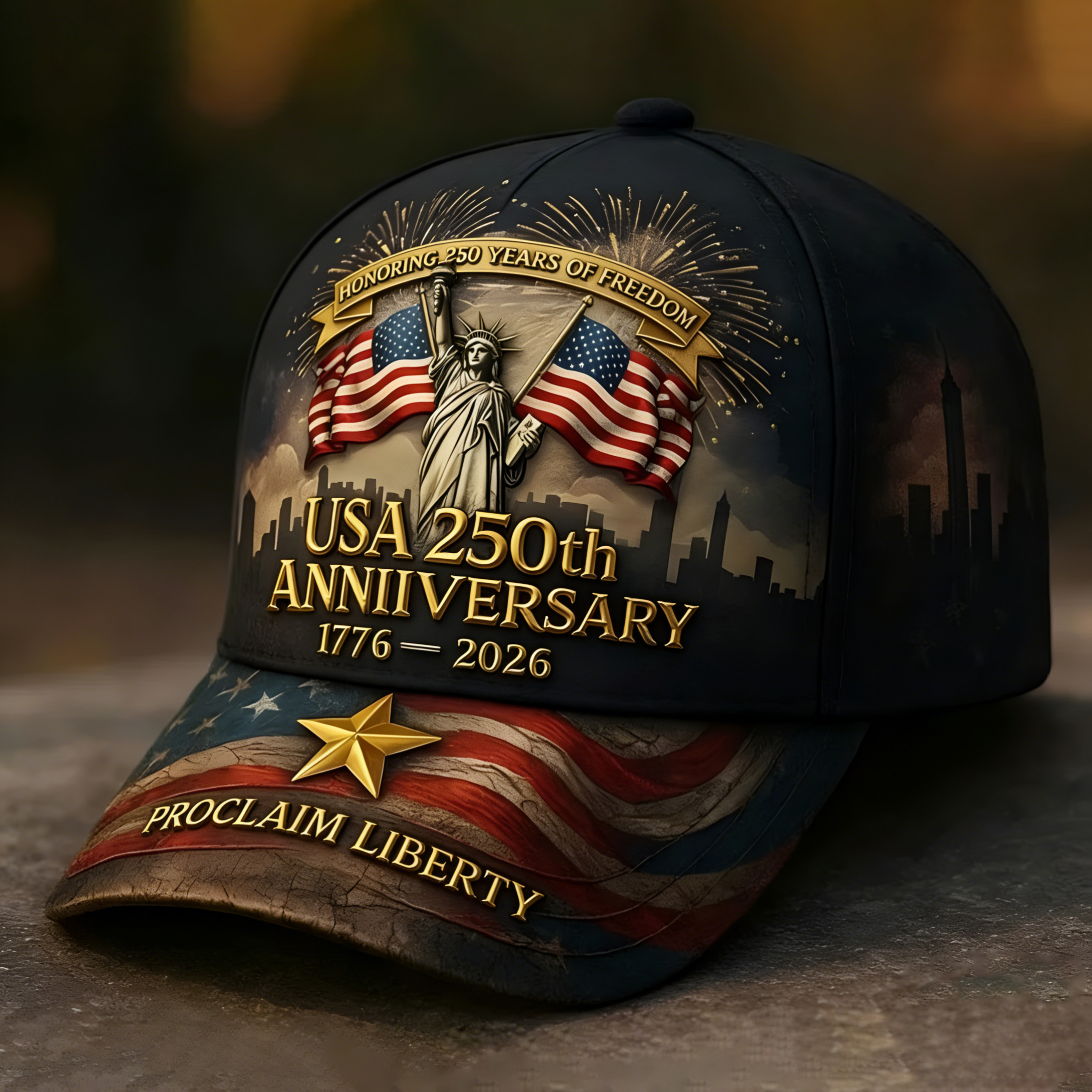 🏆US 250th Anniversary Baseball Cap