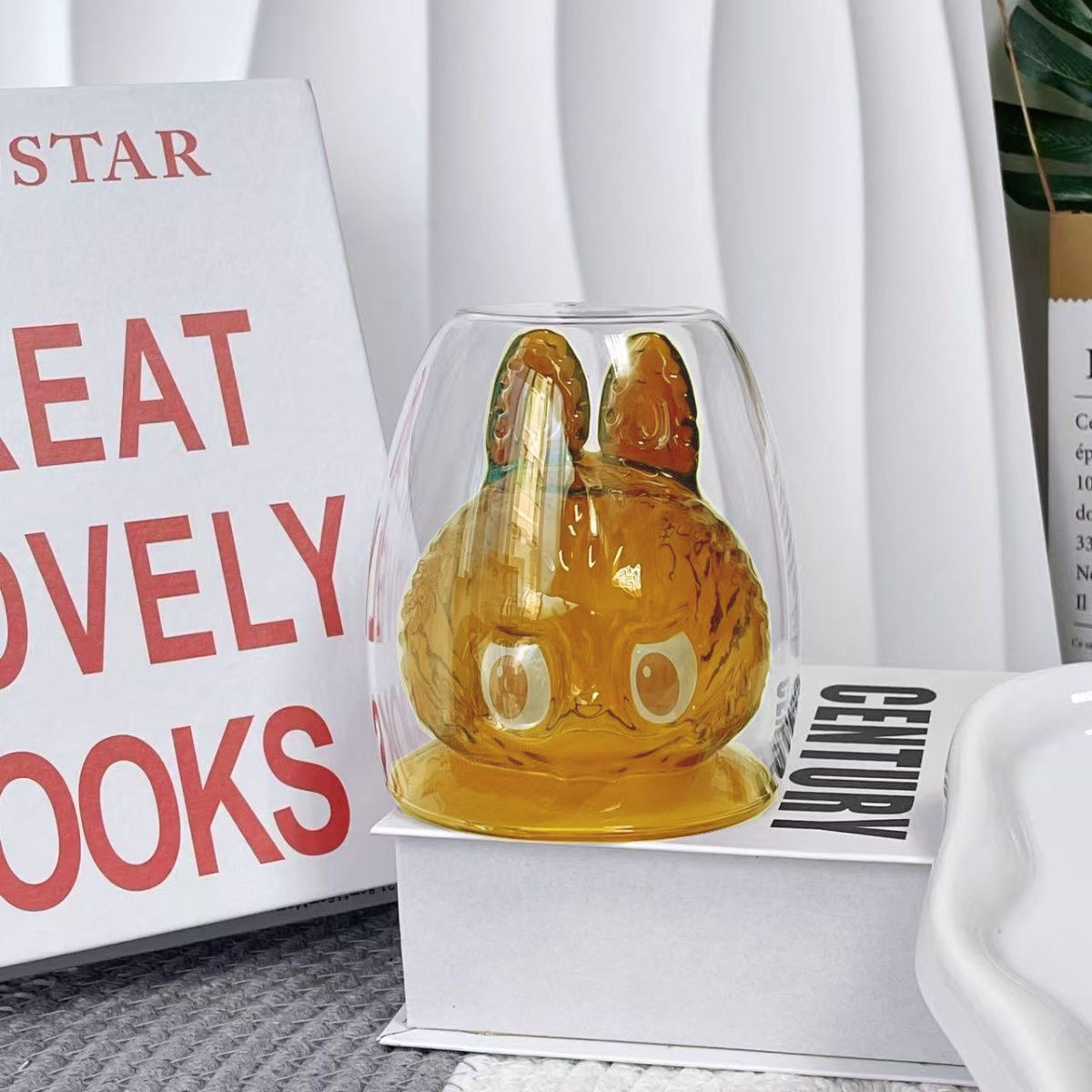 🐰Cute Glass Bunny Cup