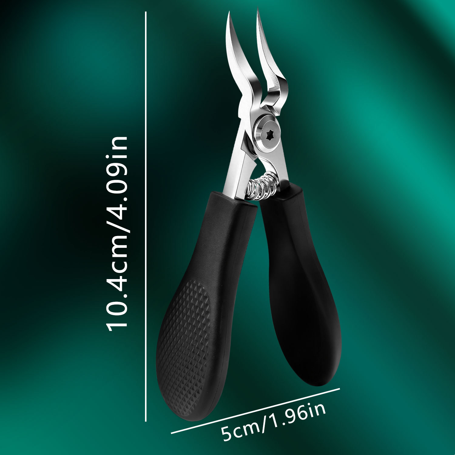 Heavy-Duty Stainless Steel Toenail & Fingernail Clipper for Thick Nails