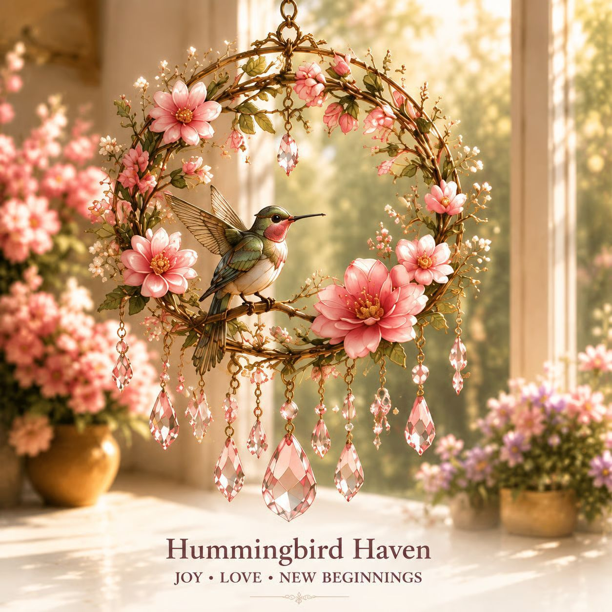 Crystal Garden Suncatcher – Turn an Empty Window Into a Beautiful, Light-Filled Corner