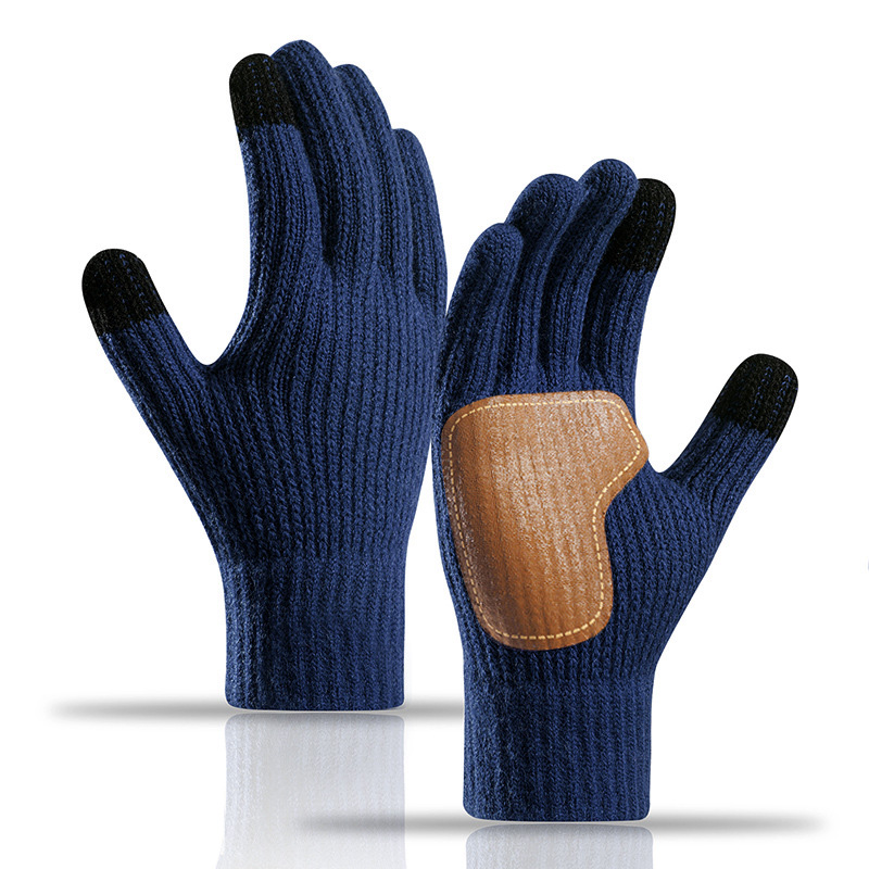 Womens Gloves with Touchscreen Wool Knit