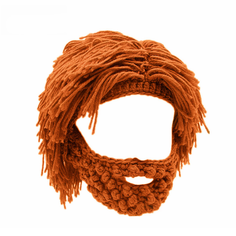 Handmade Crochet Beard and Long Hair Set
