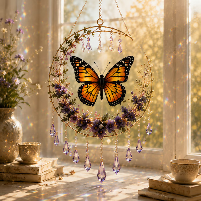 Crystal Garden Suncatcher – Turn an Empty Window Into a Beautiful, Light-Filled Corner