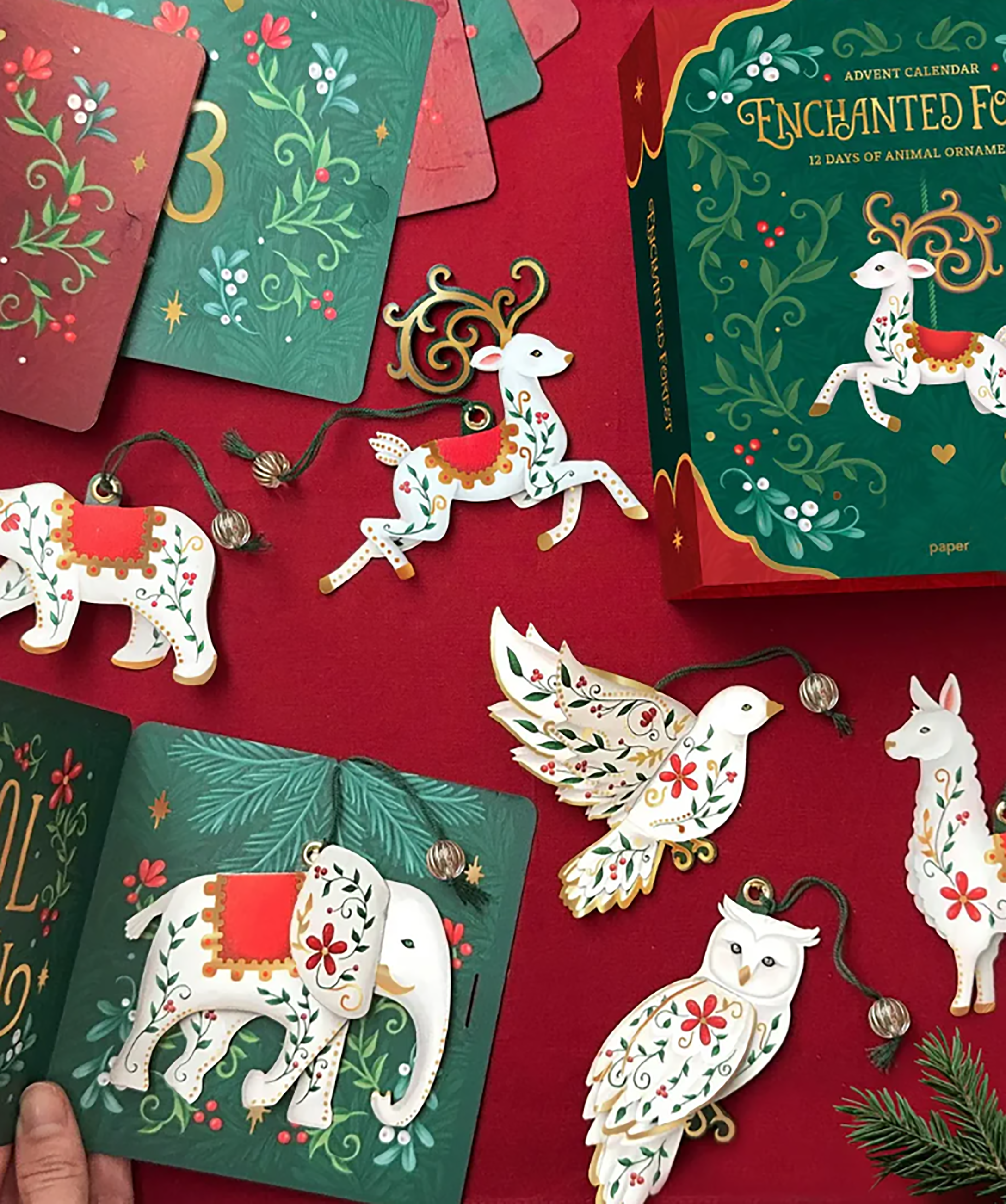 12 Days of Enchanted Forest Ornaments Advent Calendar
