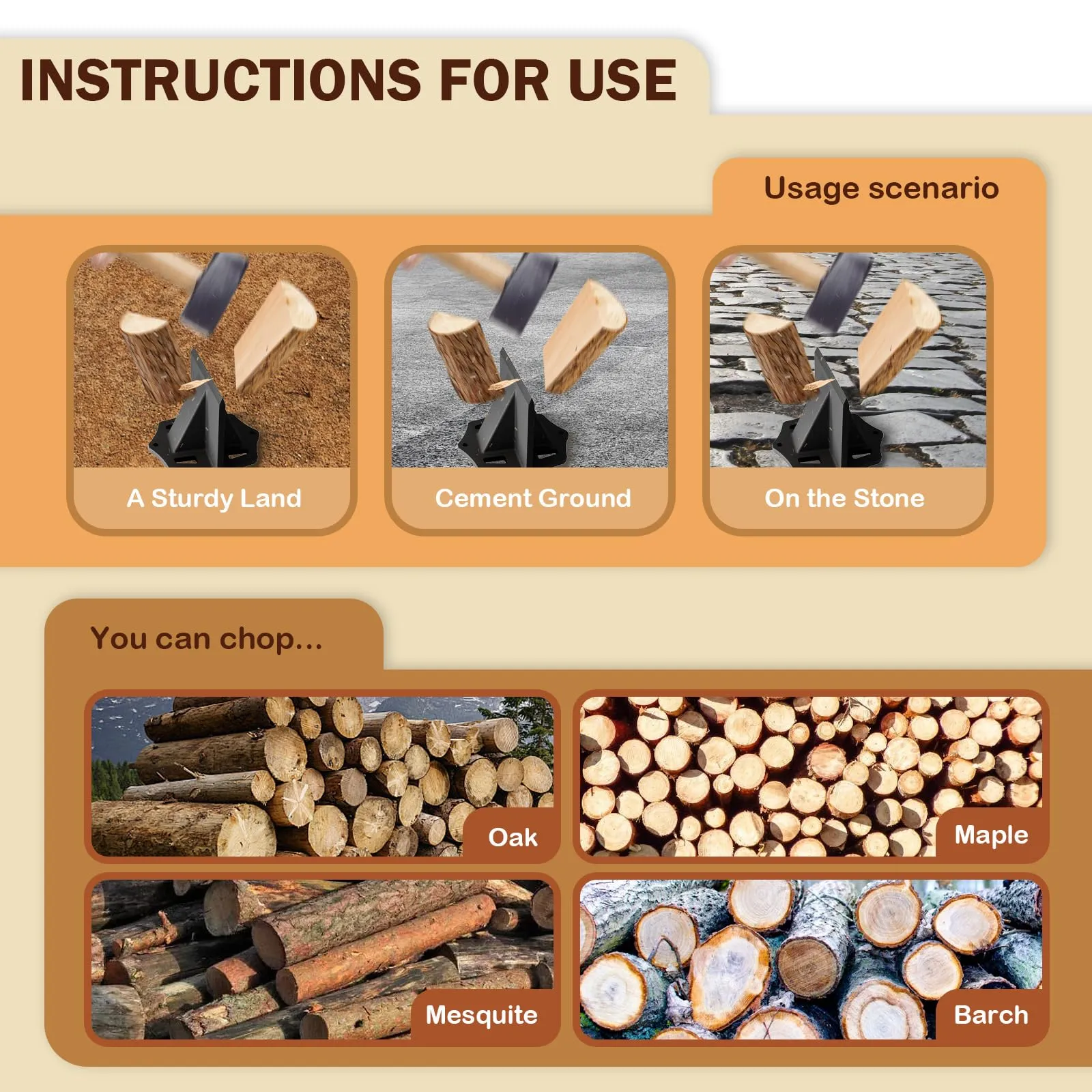Wedge Powered Wood Splitter