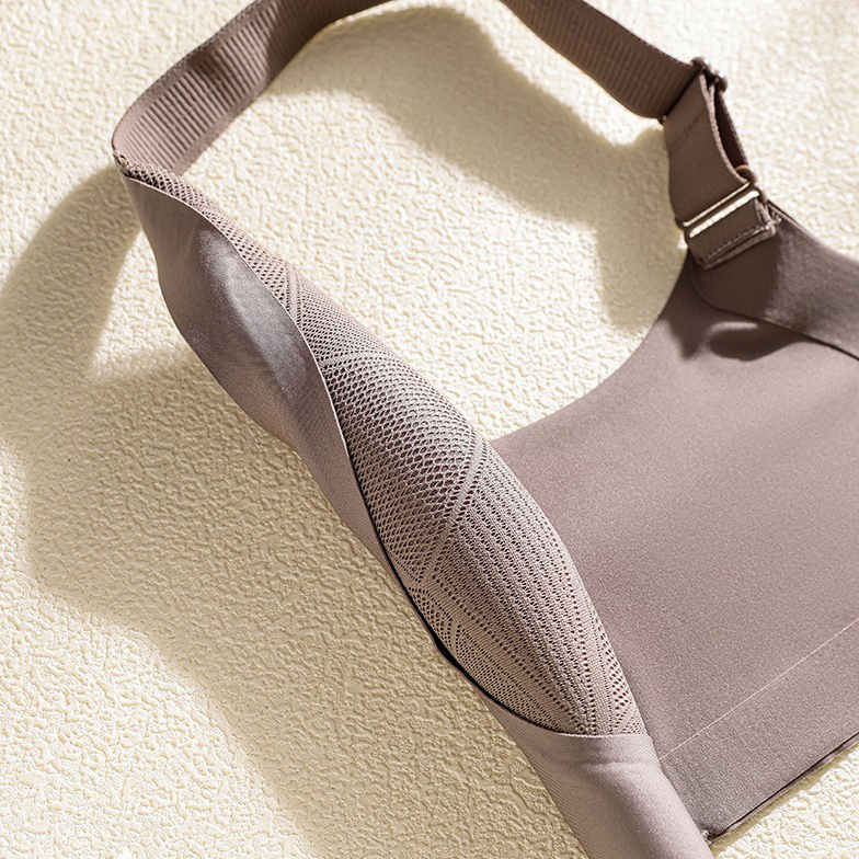 Front Button Adjustable Push-Up Fixed Cup Bra