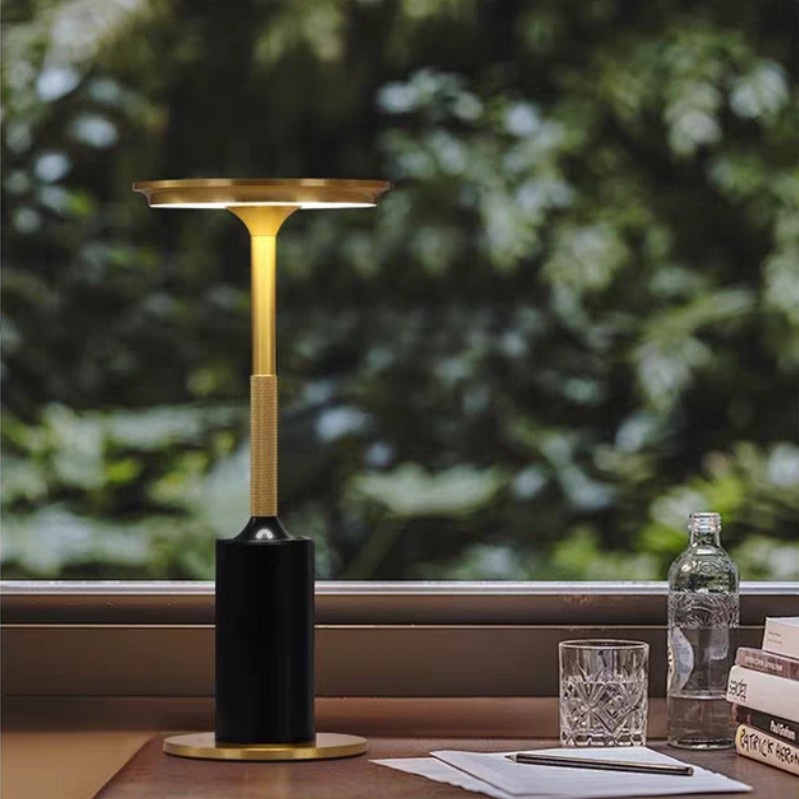 Cordless Table Lamp - Dimmable & Rechargeable Waterproof Desk Light