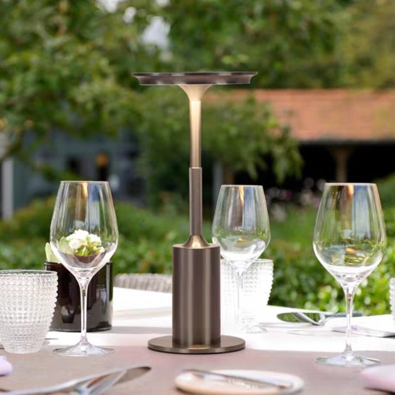 Cordless Table Lamp - Dimmable & Rechargeable Waterproof Desk Light