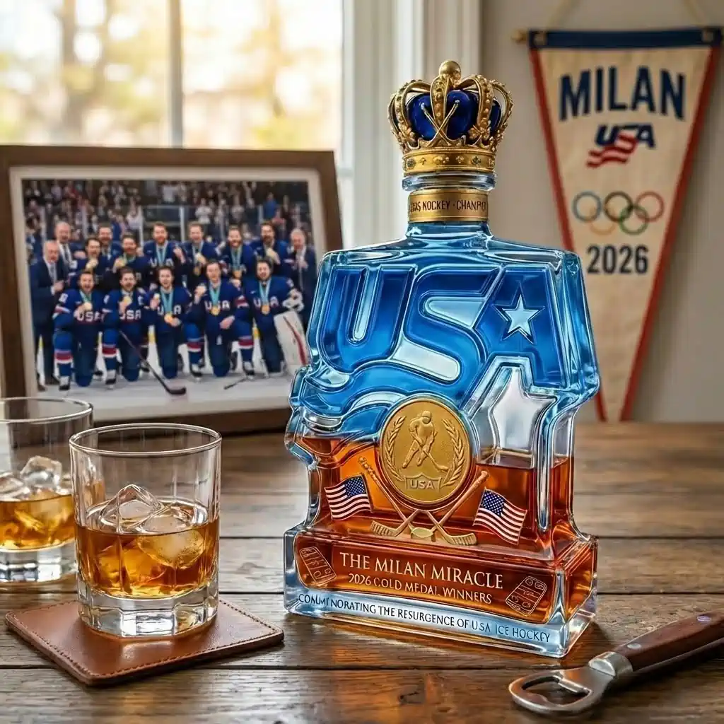 USA Ice Hockey Champions Commemorative Bottle