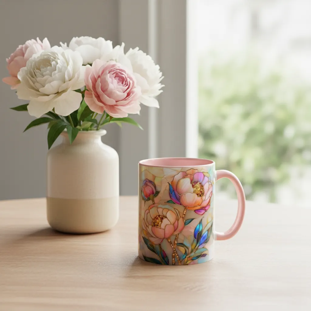 🌸💐 Floral Art Ceramic Mug Collection