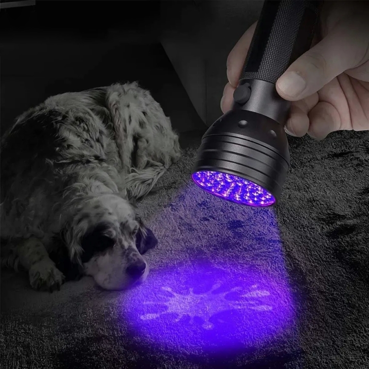UV Flashlight Black Light, 51 LED Blacklight Pet Urine Detector for Dog/Cat Urine, Dry Stains, Bed Bug, Resin Curing, Scorpions Finder