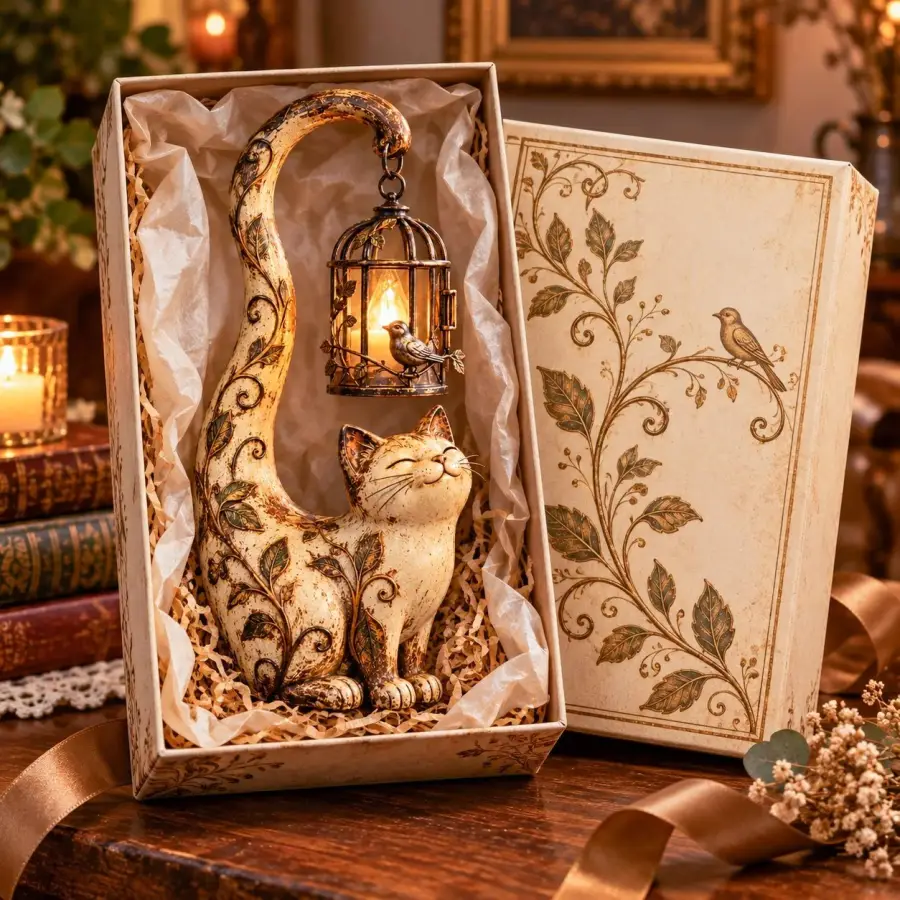 🐈‍⬛Cat Lantern Sculpture Lamp
