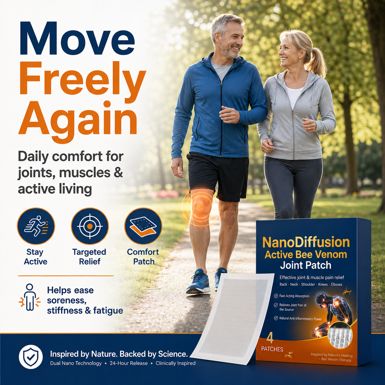 Muscle & Joint Relief Patch – Targeted Comfort for Pain, Soreness