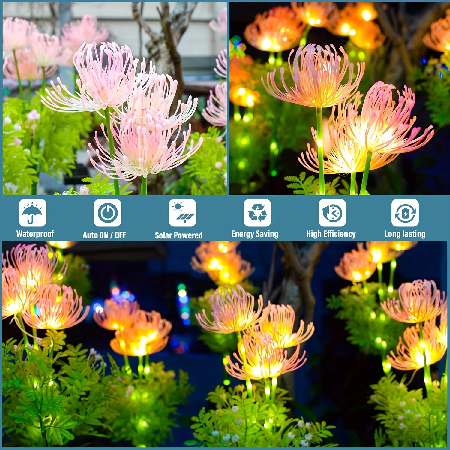 🌸Waterproof Solar Lycoris Radiata Stake Lights