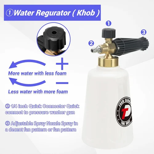 🔥Hot Sale-49% OFF-🧼Foam Cannon Dual Connector Accessory