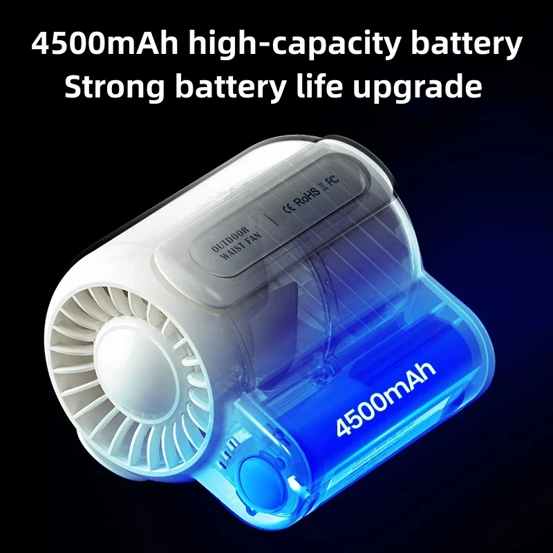 🌀 Outdoor Mini Air Conditioner 🌀 Portable Waist Hanging Fan