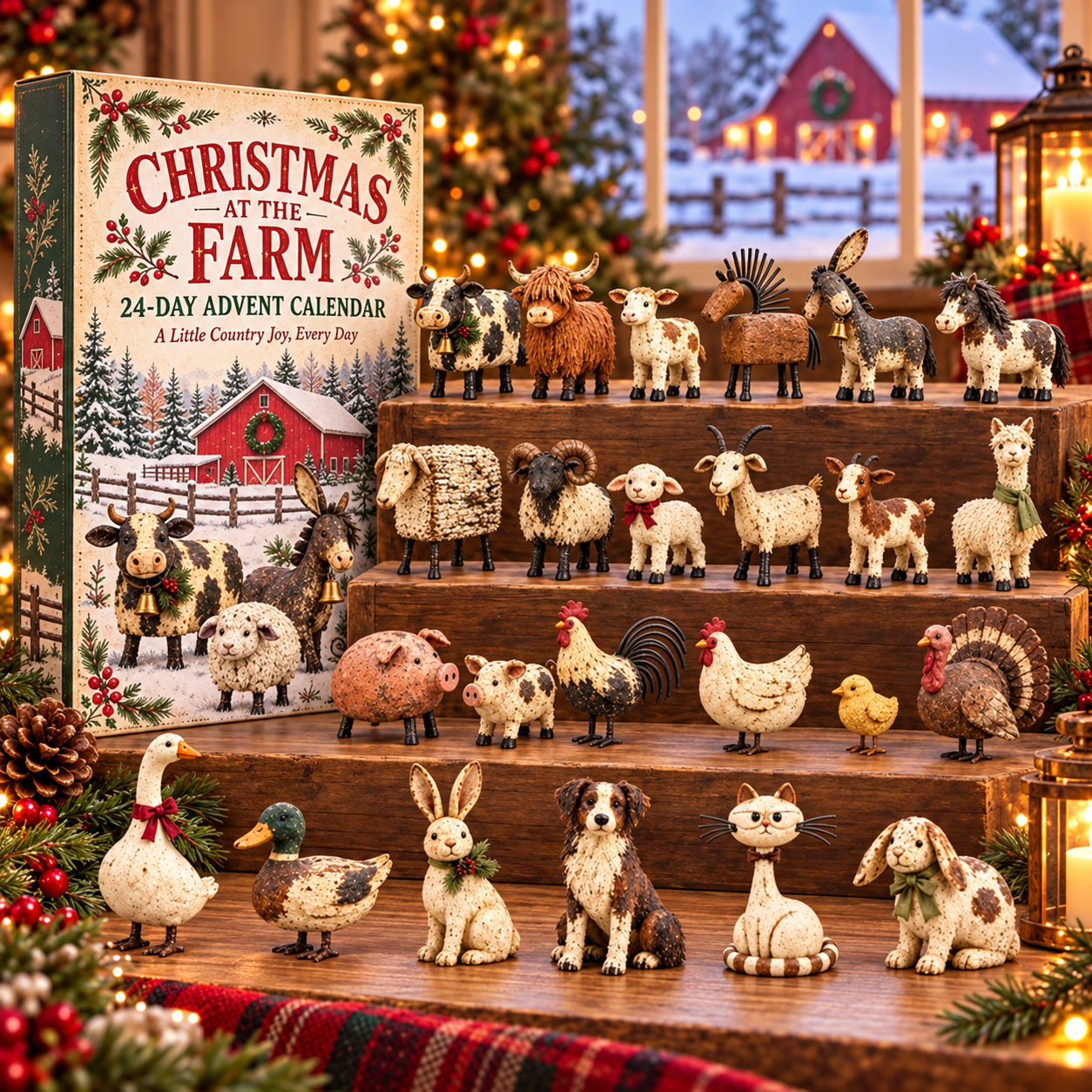 Christmas at the Farm – 24-Day Farm Animal Advent Calendar