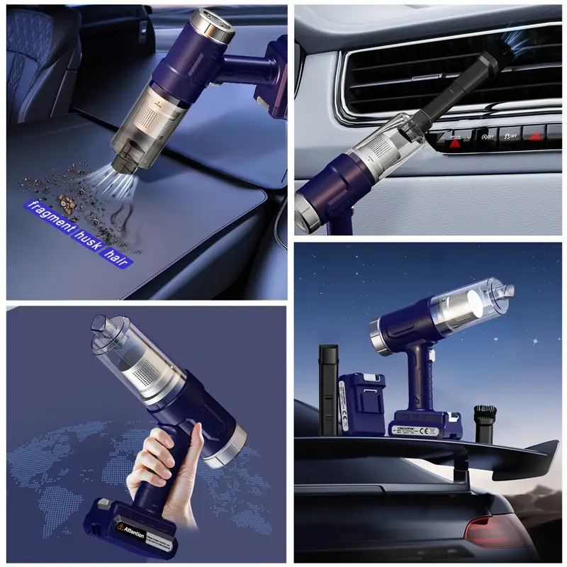 Car Vacuum Portable Cordless High Power