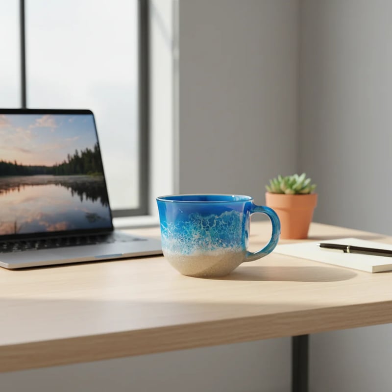 🔥Last Day 50% OFF-🌊Ocean Breeze Glass Mug