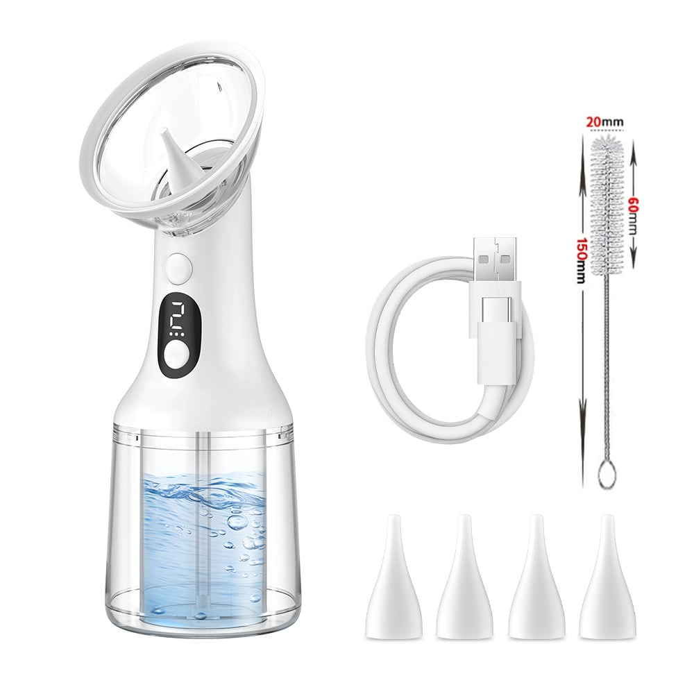Rechargeable Electric Ear Wax Removal Machine, Dual Tank Waterproof Ear Irrigation Cleaner
