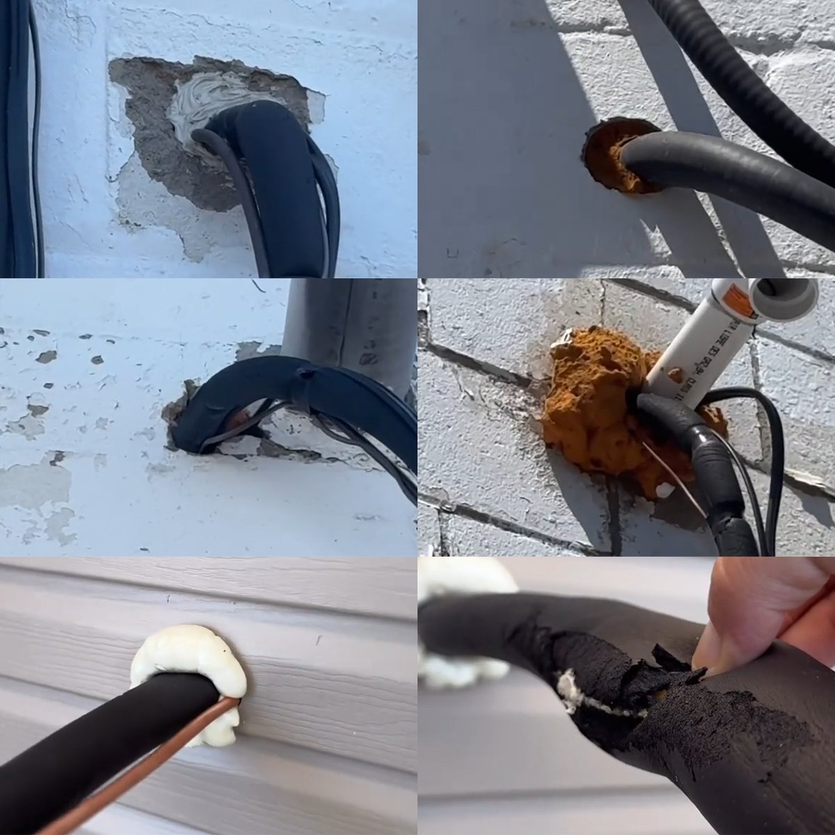 🔥 HVAC Wall Penetration & Line-Set Cover Kit – Retrofit Finish Solution