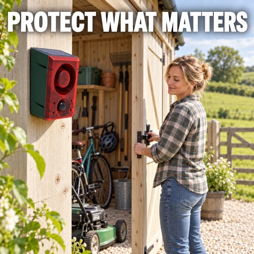 Solar Outdoor Motion Sensor Alarm