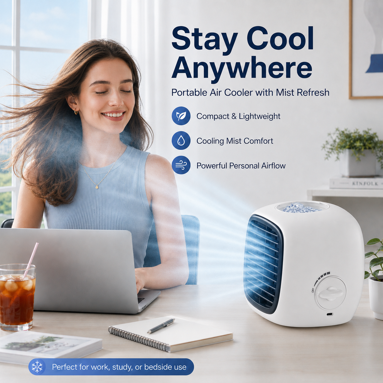 ❄️Silent Spray Super-Powerful Air Cooler