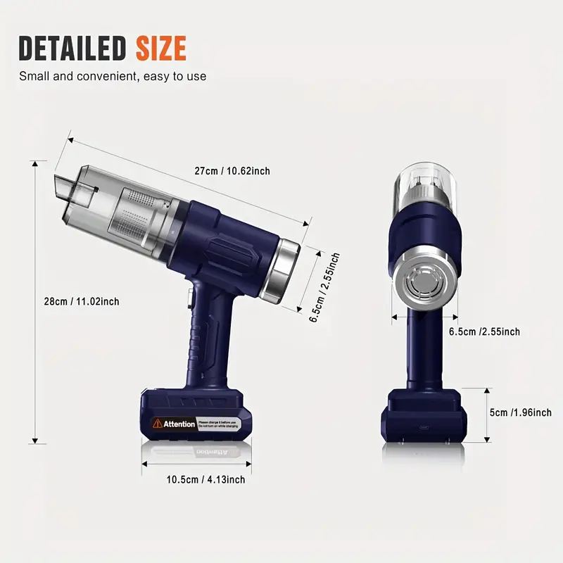 Car Vacuum Portable Cordless High Power